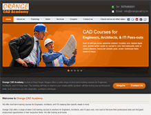 Tablet Screenshot of orangecad.co.in